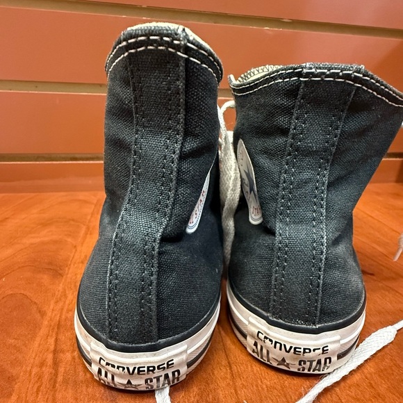 Converse Black and White High-Top Sneakers - Picture 7 of 10